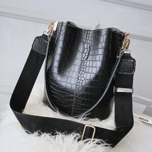 Torba Damska - LUXUSOWA W Stylu Shopper - Crocodile