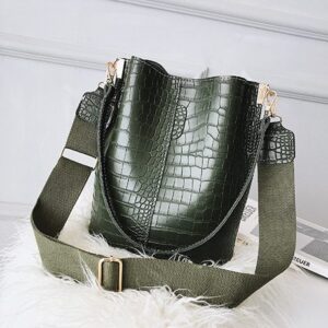 Torba Damska - LUXUSOWA W Stylu Shopper - Crocodile