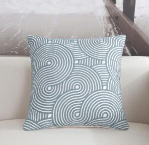 Poszewka na poduszkę we wzory geometryczne
