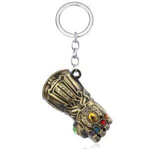 RJ New 20 Pcs/Lot Avengers 3 Thor Axe Hammer Keychains Bronze Silver Mjolnir Infinity War Men Women Keyring Cosplay Jewelry