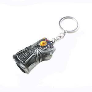 RJ New 20 Pcs/Lot Avengers 3 Thor Axe Hammer Keychains Bronze Silver Mjolnir Infinity War Men Women Keyring Cosplay Jewelry