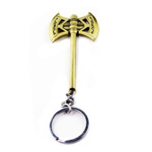 RJ New 20 Pcs/Lot Avengers 3 Thor Axe Hammer Keychains Bronze Silver Mjolnir Infinity War Men Women Keyring Cosplay Jewelry