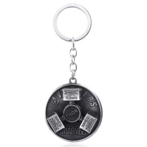 RJ New 20 Pcs/Lot Avengers 3 Thor Axe Hammer Keychains Bronze Silver Mjolnir Infinity War Men Women Keyring Cosplay Jewelry