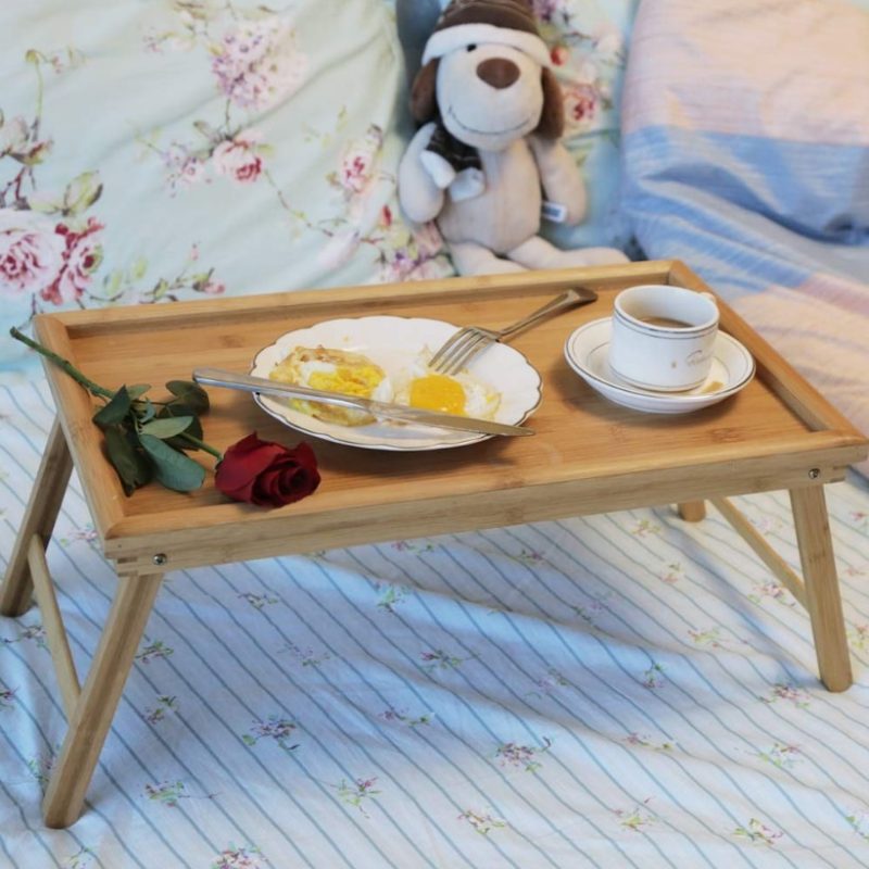 Stolik Drewniany - Śniadaniowy - Kuchenny Lub Do Laptopa (Drewno)