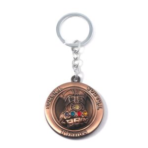 RJ New 20 Pcs/Lot Avengers 3 Thor Axe Hammer Keychains Bronze Silver Mjolnir Infinity War Men Women Keyring Cosplay Jewelry