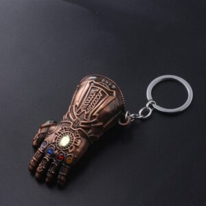RJ New 20 Pcs/Lot Avengers 3 Thor Axe Hammer Keychains Bronze Silver Mjolnir Infinity War Men Women Keyring Cosplay Jewelry