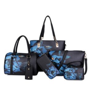 Torby Damskie - Styl Shopper - Komplet Na Każdą Okazję 5 szt + Portfelik
