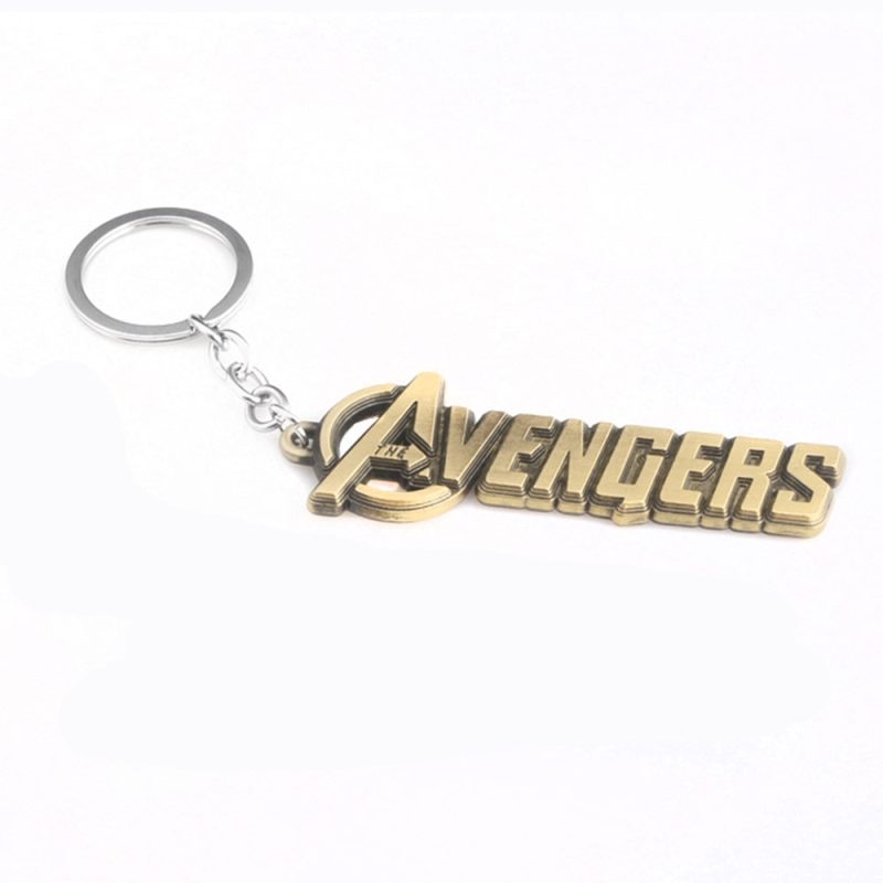 RJ New 20 Pcs/Lot Avengers 3 Thor Axe Hammer Keychains Bronze Silver Mjolnir Infinity War Men Women Keyring Cosplay Jewelry