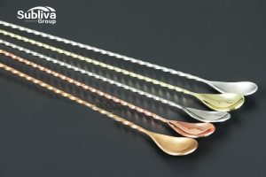 Łyżka Do Koktajli -  Spiralna  -  Łezka  -  Bar Tool Barman