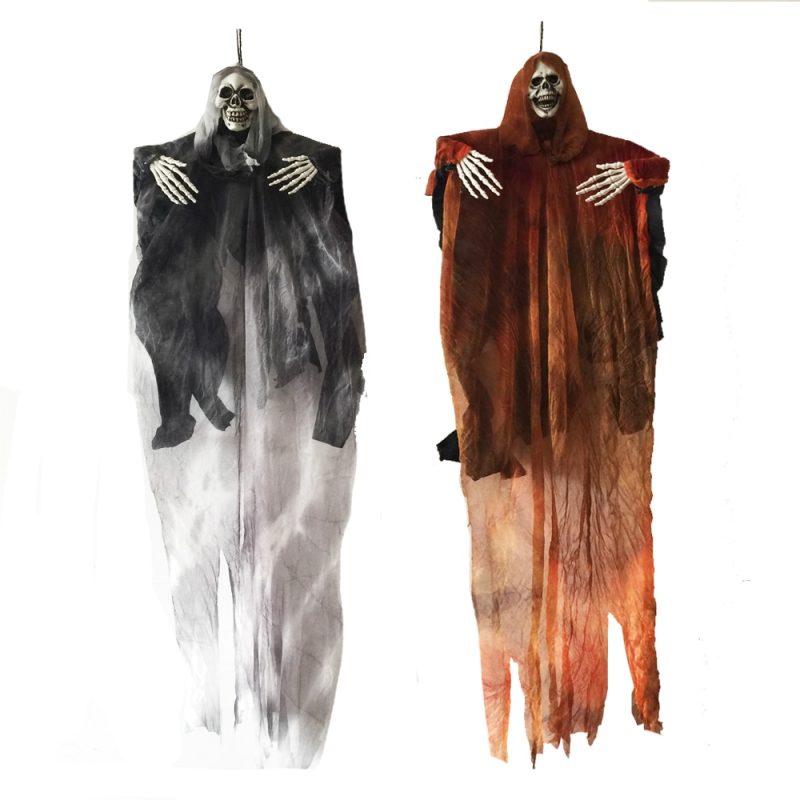 Ozdoba Na Halloween - Wiszący Duch - Zestaw 4 Szt