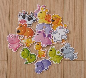 Magnes Na Lodówkę - Zwięrzątka - Silikon (16Pcs Animal)