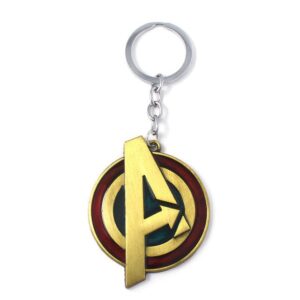 RJ New 20 Pcs/Lot Avengers 3 Thor Axe Hammer Keychains Bronze Silver Mjolnir Infinity War Men Women Keyring Cosplay Jewelry