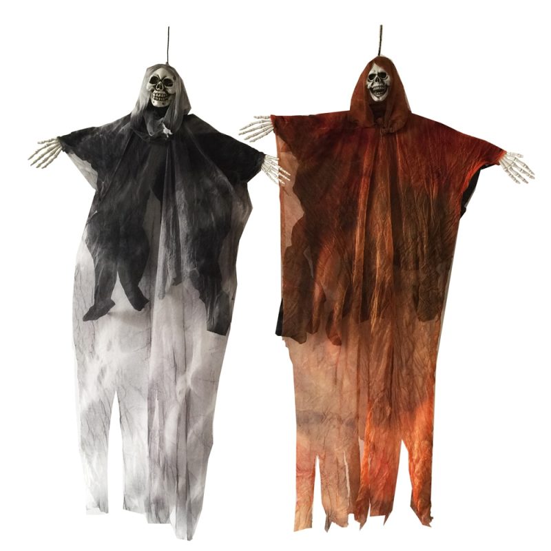 Ozdoba Na Halloween - Wiszący Duch - Zestaw 4 Szt