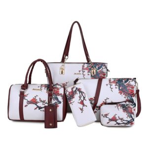 Torby Damskie - Styl Shopper - Komplet Na Każdą Okazję 5 szt + Portfelik