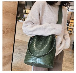 Torba Damska - LUXUSOWA W Stylu Shopper - Crocodile