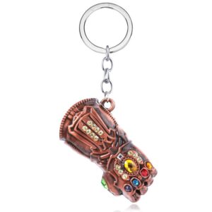 RJ New 20 Pcs/Lot Avengers 3 Thor Axe Hammer Keychains Bronze Silver Mjolnir Infinity War Men Women Keyring Cosplay Jewelry