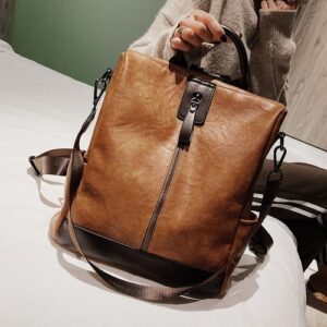 Torba Damska W Stylu VINTAGE - Z Funkcją Plecaka - NOWOŚĆ