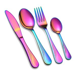 Zestaw  Sztućców 24 szt - HOME DECOR - 24/30 Szt - Wielokolorowe 24 Szt