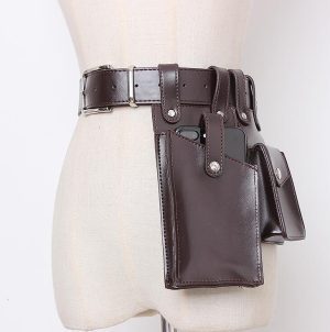 Pas Damski - Szeroki - Gorset Z Etui - PUNK STYLE