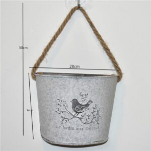Metalowa Donica  W STYLU NORDIC - HOME & GARDEN