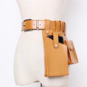 Pas Damski - Szeroki - Gorset Z Etui - PUNK STYLE