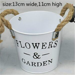 Metalowa Donica  W STYLU NORDIC - HOME & GARDEN