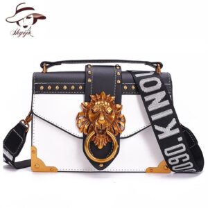 Torebka Damska - Fashion Metal Lion - Na Ramię - LUXUSOWA