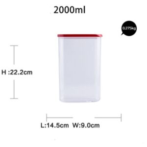Pojemniki Do Żywności  - Przeźroczyste - 0.45L 1.0L 1.5L 2.0L - OKAZJA
