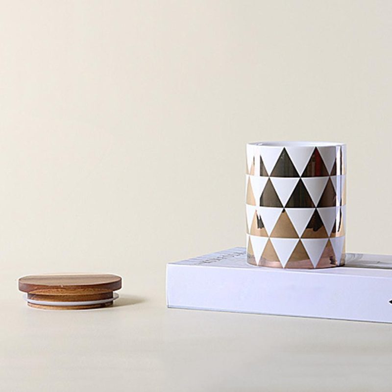 Pojemnik Ceramiczny - Z Pokrywką - NORDIC - Wielofunkcyjny