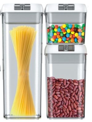 Pojemnik Do Przechowywania Żywności - Plastikowy - ZESTAWY!