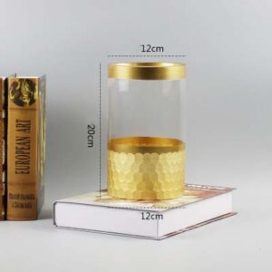 Wazon Hexagon - Złoty -  Home Decor