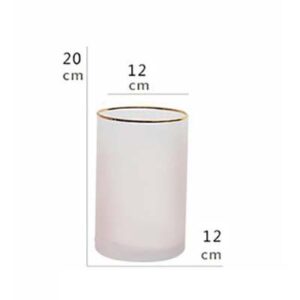 Wazon - Nordic - Matowe Szkło  Hydroponika - HOME