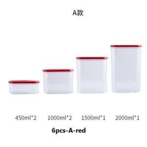 Pojemniki Do Żywności  - Przeźroczyste - 0.45L 1.0L 1.5L 2.0L - OKAZJA