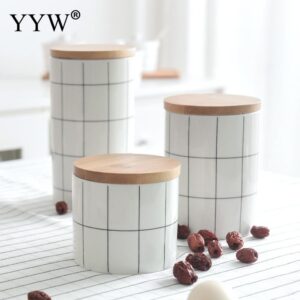 Nordic - Pojemnik Do Przechowywania Żywności -  Puszki - Ceramiczne