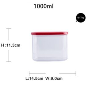 Pojemniki Do Żywności  - Przeźroczyste - 0.45L 1.0L 1.5L 2.0L - OKAZJA