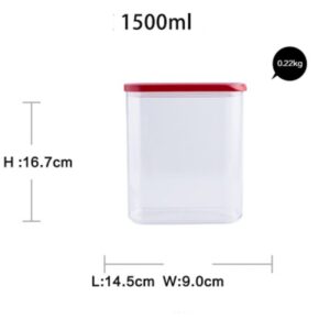 Pojemniki Do Żywności  - Przeźroczyste - 0.45L 1.0L 1.5L 2.0L - OKAZJA