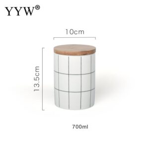 Nordic - Pojemnik Do Przechowywania Żywności -  Puszki - Ceramiczne