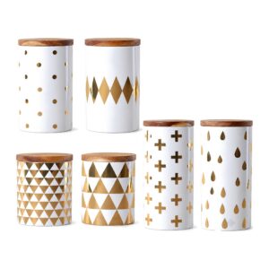Pojemnik Ceramiczny - Z Pokrywką - NORDIC - Wielofunkcyjny