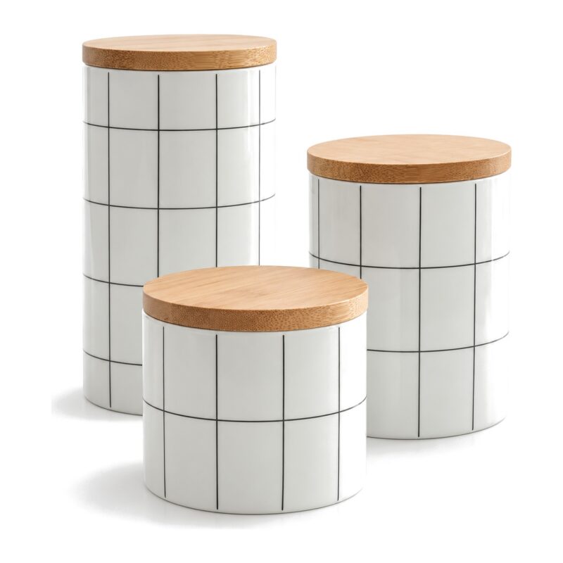 Nordic - Pojemnik Do Przechowywania Żywności -  Puszki - Ceramiczne