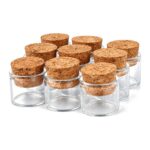 50 Sztuk/partia 5g - Małe Szklane Butelki 1/6OZ - Probówki - Fiolka