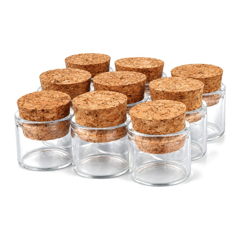50 Sztuk/partia 5g - Małe Szklane Butelki 1/6OZ - Probówki - Fiolka