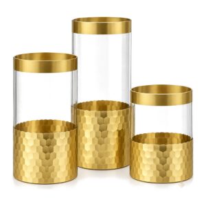 Wazon Hexagon - Złoty -  Home Decor