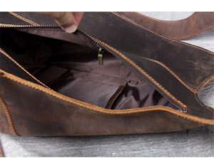 Plecak Ze Skóry - Uniseks W Stylu VINTAGE (Brązowy)