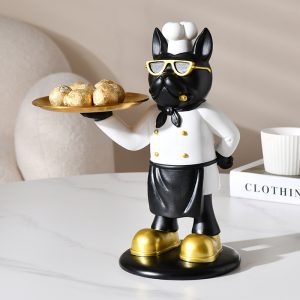 Figurka Cook Bulldog - Twoje Nowe Ulubione Zwierzęce Dzieło Sztuki