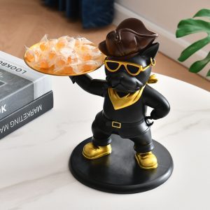 Piracka Figurka Bulldog W Okularach - Na Biżuterię