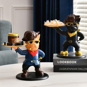 Piracka Figurka Bulldog W Okularach - Na Biżuterię