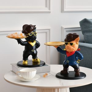 Piracka Figurka Bulldog W Okularach - Na Biżuterię