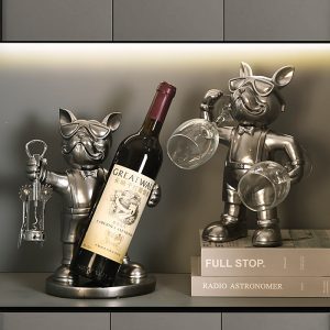Stojak Na Wino -  Buldog Francuski