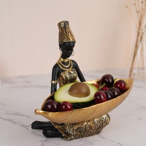 Figurka Afrykańskiej Kobiety - Organizer Na Biżuterię