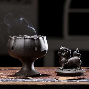 Kielich Ceramiczny do Aromaterapii Z Palnikiem